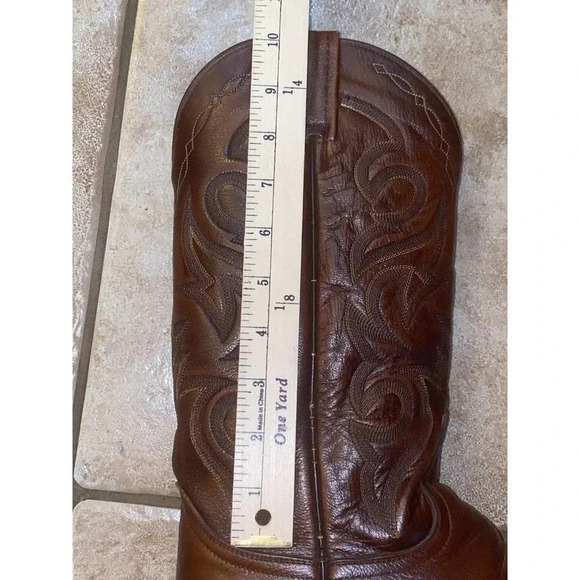 Dan Post Milwaukee Antique Brown Leather Western Casual Boots Men's Size 9D - Picture 9 of 12